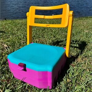 Vintage Cool Gear Folding Cooler Chair - Novelty Summer Item